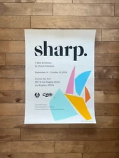 Charlie Edmiston "Sharp" Limited Edition Signed Screenprint 2018 xx/50