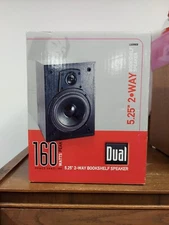 Namsung Dual Electronics 5.25" 2 Way Bookshelf Speaker LS205EB New NIB NOS