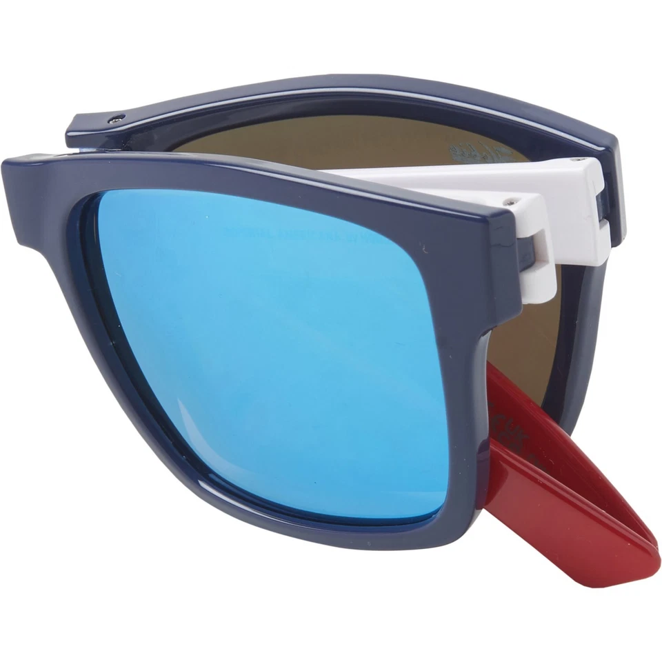 Gafas de sol plegables polarizadas Hobie Imperial $100 patrióticas EE. UU. rojas/blancas/azules Foto 3 de 3