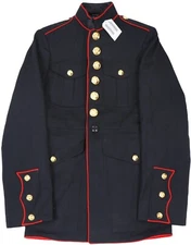 New 30S - USMC US Marine Corp Dress Blue Jacket Coat DSCP Crown Clothing Uniform