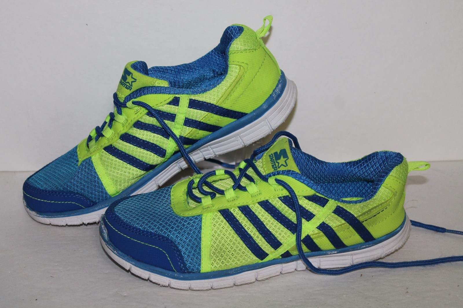 Starter Running Shoes, #551682248, Royal/Lime, Men's US Size 6 / 6 Youth-image