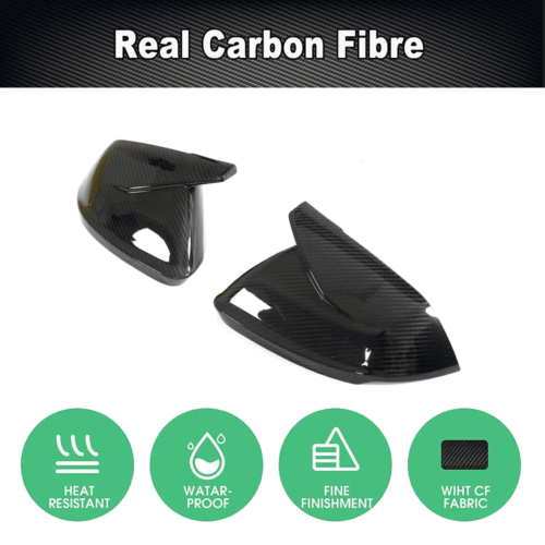 Dry Carbon Spiegelkappen Außenspiegel Gehäuse Passt für Audi RSQ8 RS Q8 2021-23 - Bild 6 von 12