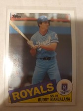 1985 Topps Baseball #387 Buddy Biancalana