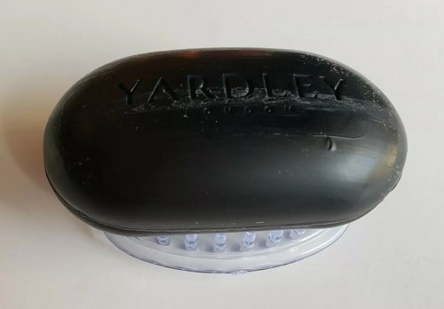 Yardley London Activated Charcoal Moisturizing Bath Bars 4.25oz x 2 + soap saver - Picture 6 of 6