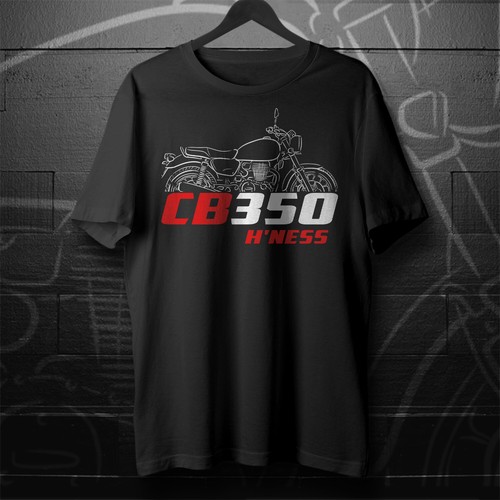 Honda CB350 - Motorcycle T-Shirt for Riders - Picture 11 of 13