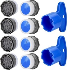 Faucet Aerator 8PCS M16.5 Plug-In Replacement Parts for Kitchen Bathroom Sink