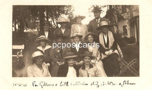 BIRMINGHAM Fr. Gibbons and Little Catechism Staff - St Albans - RP 16 Oct 1921 - Bild 1 von 1