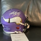 Adrian Peterson Minnesota Vikings Signed Original Football Helmet BAS