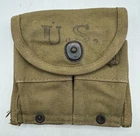 Vintage WW2 US Army Military M1 Carbine Garand Magazine Ammo Pouch Arnold 1944