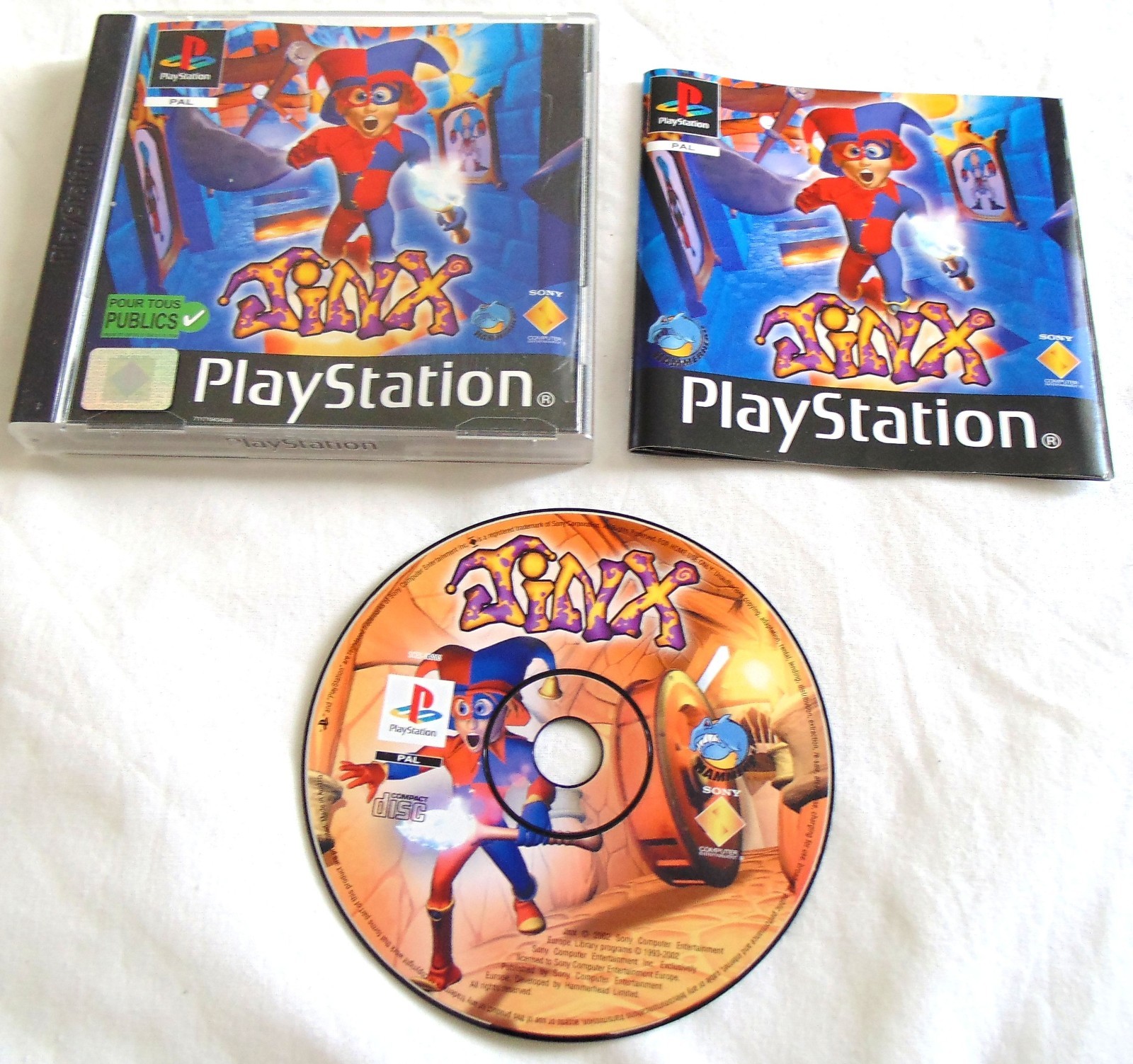 jinx authentique version originale ps1 playstation complet