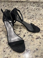 Stuart Weitzman Nudist 3" Sandal / Black / Size 9 - Good Condition