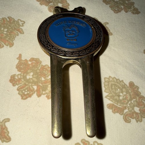 Mike Ditka's Chicago Bears Metal Double Prong Golf Divot Tool Silver/Blue