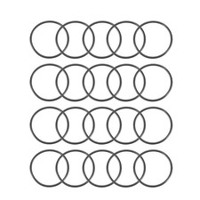 20pcs sostituzione gomma nera o anelli paraolio rondelle 30x27x1,5mm