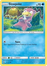 Slowpoke 54/214 Common SM - Lost Thunder Pokémon Card