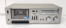 Vintage Sharp RT-10 Hi-Fi Stereo Tape Cassette Deck Silver, Needs Attention