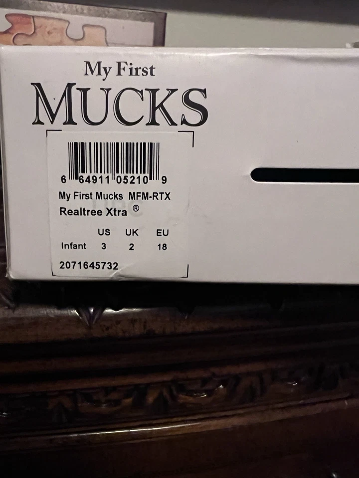 The Original Muck Boot Co. My First Mucks Realtree Camuflaje Talla 4 9-12 Meses Foto 3 de 4
