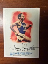 IVORY CROCKETT Runner 2010 Topps Allen & Ginter's Champions SIGNED / AUTO Card