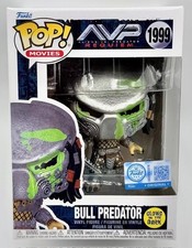 Funko POP! Aliens Vs. Predator - Bull Predator #1999 (GITD) Alliance Exc - New