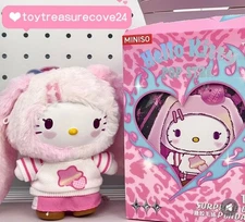 Fancy-Authentic Miniso Hello Kitty Pop Star Series Plush Confirmed Blind Box Hot