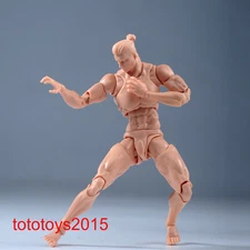 Romankey 1/12 Yellow Super Flexible Man Body 6''Joint Action Figure model Doll