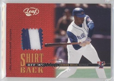2004 Leaf Shirt Off My Back Team Logo 50/74 Vernon Wells #SOMB-9 0b2