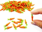 Dollhouse Food Accessory Lot 50 Easter Carrot Vegetable Miniature 1:12 15137