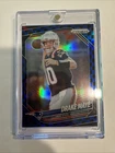 2025 Panini Prizm Football Drake Maye Black And Blue Checker Checkerboard SSP
