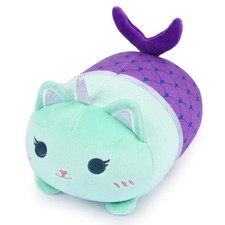 KOPHINYE Mermaid Cat Stuffed Animal,8 inch Cute 8 inches, Blue-fishcat