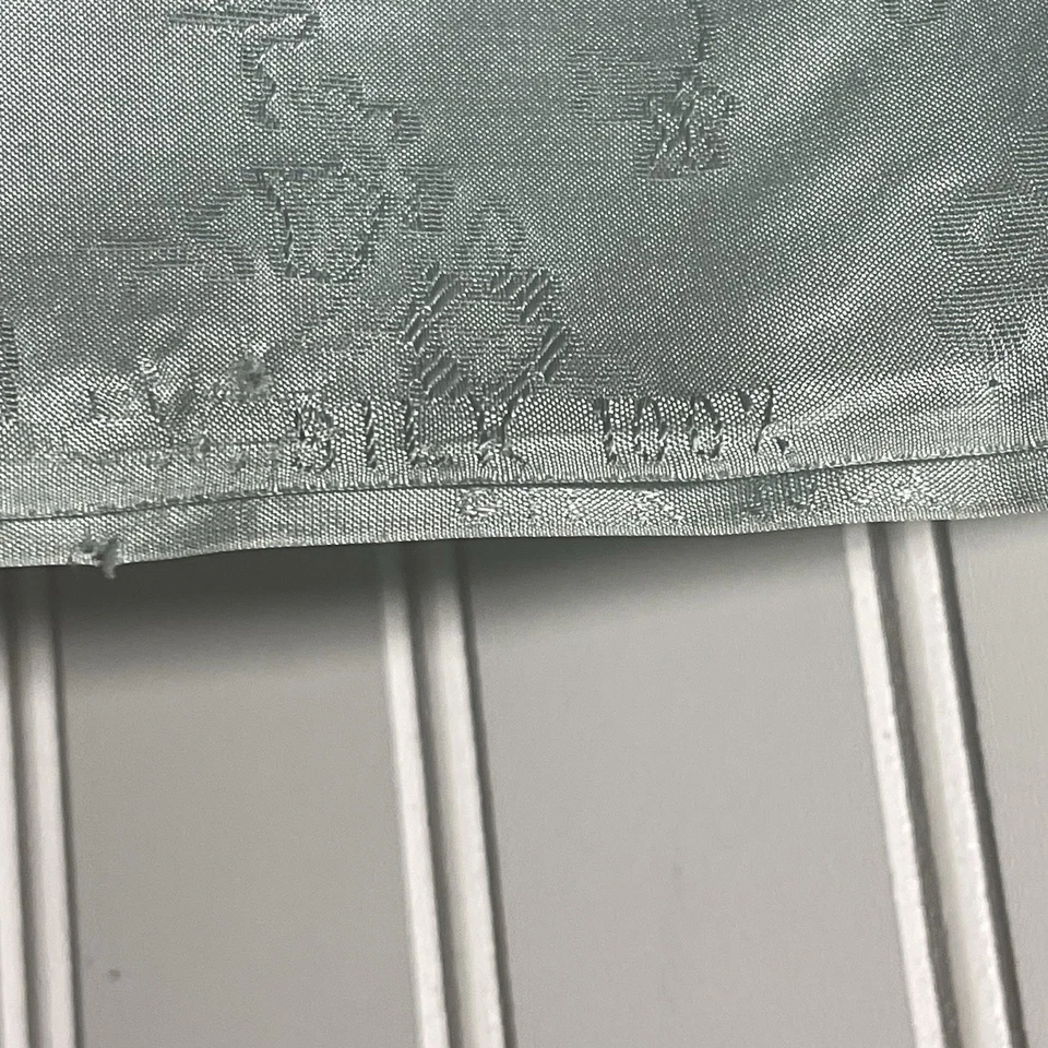 Silk Fabric Light Blue-Green 5 Yards Fabric 43” Width 180 Inches Long X 43 Wide - Image 2 of 4