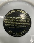 Vintage Japanese Art Of Chokin Collector's Plate W/ 24K Gold Edging — photo 3