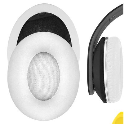 Geekria Protein Leather Ear Pads for Monster Beats Studio 1.0 Headphones (White)