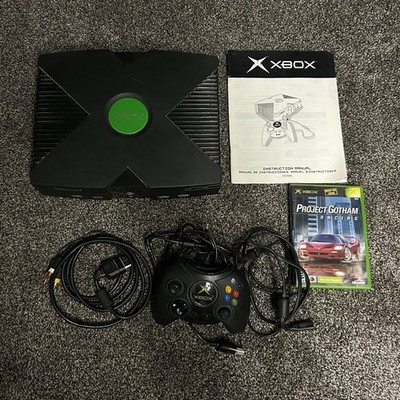 Original Xbox Console System Tested *Read* with Controller + Game PGR