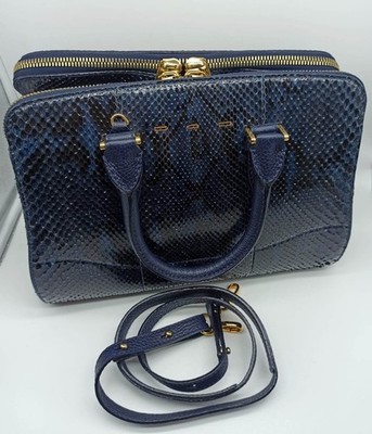 VBH Vernon Bruce Hoeksema Python Tasche - Bag VBH Mod. VILLA in Pythonleder
