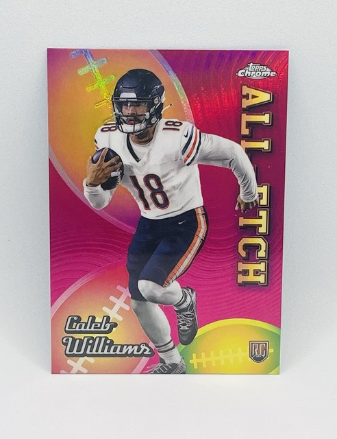 Caleb Williams 2024 Topps Chrome All-Etch #CAE-CW Pink Refractor (RC) BEARS