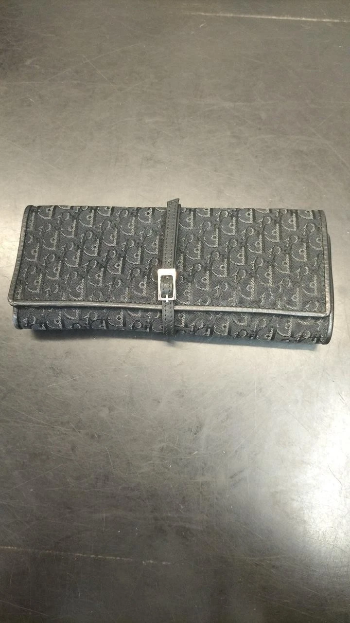 Pochette à bijoux trotteur noir Christian Dior