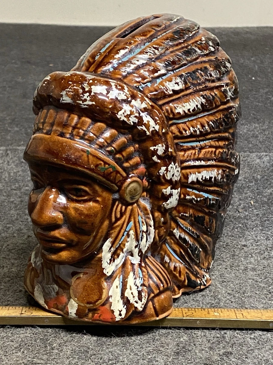 Indian Head Bank In other Collectible Still & Piggy Banks for sale