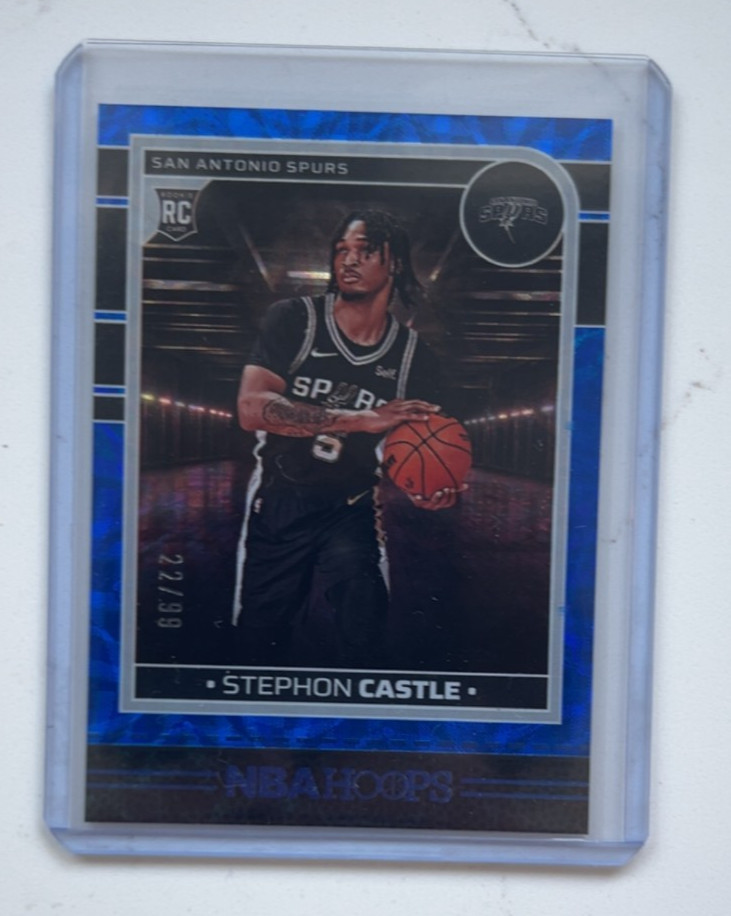 2024-25 Panini Nba Hoops - Rookies Stephon Castle #234 Blue Scope /99 (RC)