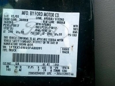 Cylinder Block 4 6L 8-281 VIN W 8th Digit Fits 02-14 Ford E150 VAN 158701 - Image 2 of 3