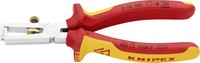 Knipex Abisolierzange 160 Mm Vde Verchromt Mehrkomponenten-HüLle Abisolierzange