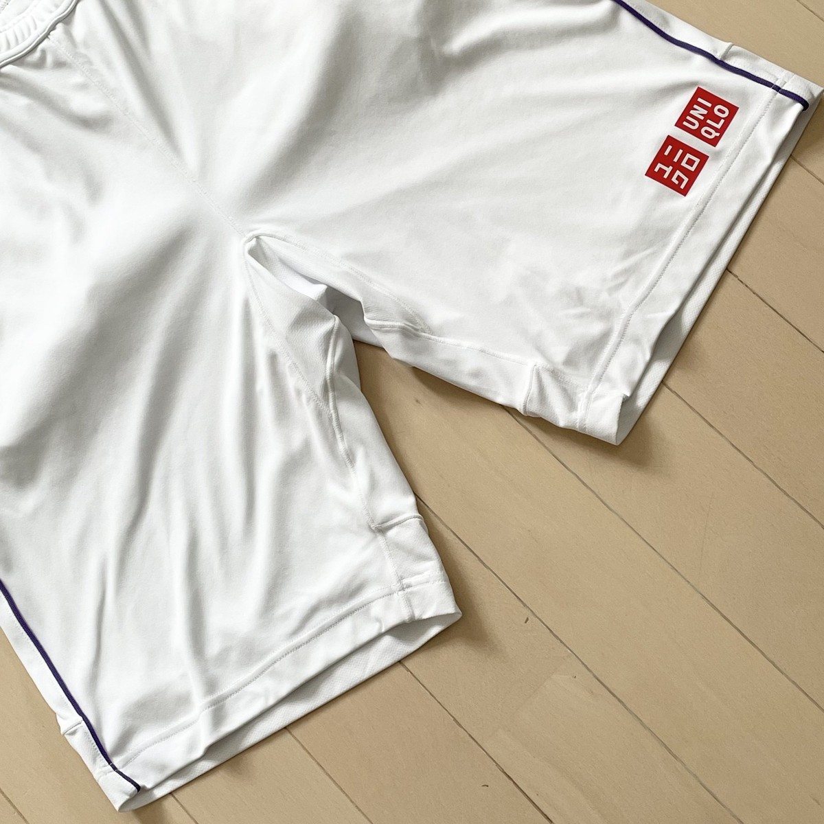 UNIQLO 2015 Wimbledon Kei Nishikori Shorts Size M Rare JAPAN White
