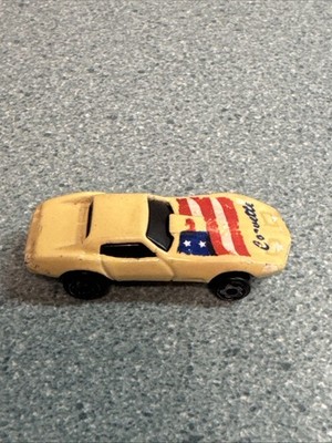 Hot Wheels Micro Machines Mini Chevrolet Corvette - Malaysia 1975 American Flag