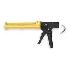Dripless Caulk Gun, 10 oz Container Size, Plastic, 18:01, Revolving Half Barrel