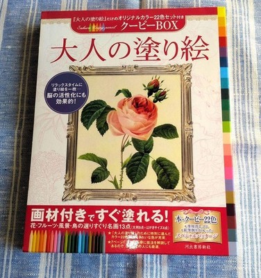 Coopy Box Coloring Book Art Japanese Kawade Shobo Shinsha