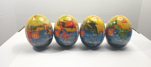Wange Legendary Eggs Set of 4 Unopened, Sealed, Jurassic Building Blocks - Picture 1 of 3