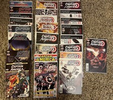 Marvel Captain America Comic Lot Steve Rogers(2016) & Sam Wilson(2015) 26 Comics
