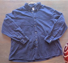 Brooks Brothers Regent XXL Shirt Mens Long Sleeve Button Down Dot Blue Preppy