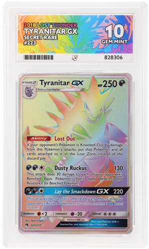 Tyranitar-GX graded ACE 10 for sale on eBay