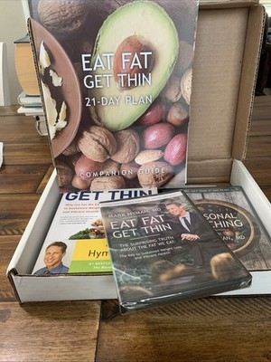 Mark Hyman MD Book, DVDs & Meal Planner Eat Fat Get Thin The Fat Summit 2016