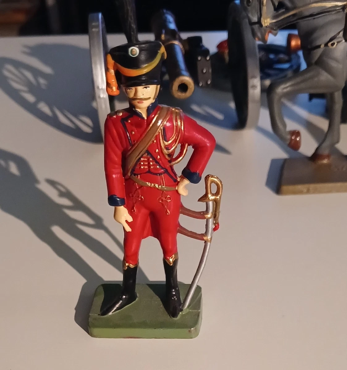 Soldats En Plomb – Artillerie Avec Canon, Boulet Et Poudre – 1er Empire – Napoléon