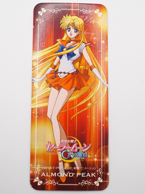 Sailor Venus Sailor Moon Crystal Almond Peak Bookmark Glico Anime